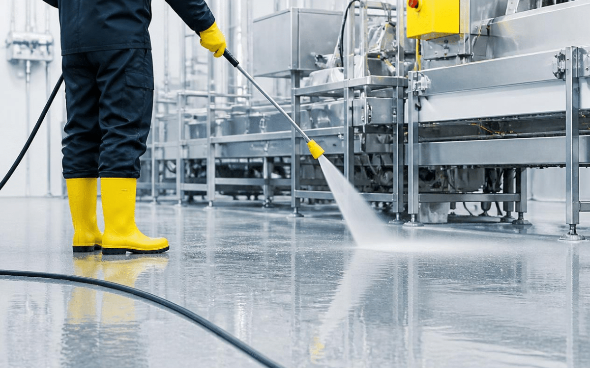 Professionelle Industriereinigung für Produktions- und Lagerflächen durch JAY-COOL
